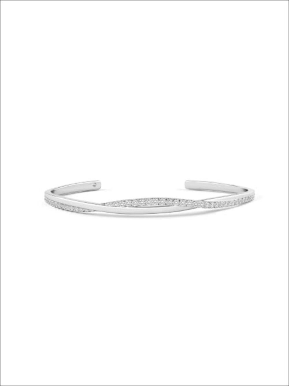 Silver Plated Cuff Bracelet Adjustable Dainty Bangle for Women